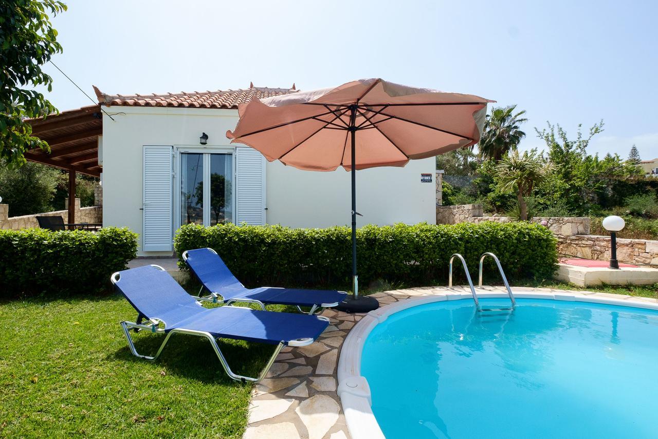 Chill And Relax In A Home With Pool Near The Beach Almirida Buitenkant foto